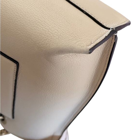 Henri Bendel Tan Sand Vintage Shoulder Bag Upcycled - Picture 9 of 15